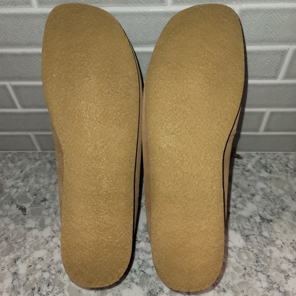 Men's Clarks Stinson Hi Top Wallabee Soft Wheat Tan Suede Boots Sz: 10.5M - Picture 8 of 8